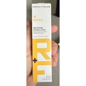 Rodan + Fields Reverse Mineral Sunscreen Brightening Defense Lotion New 30ml